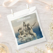 Die Meerjungstatue. Gestalted Geschenktütchen (Ausgeschnitten)