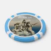 Die Meerjungstatue. Personalisiert Pokerchips (Einzeln)