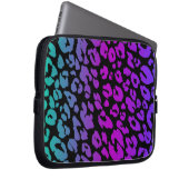 Die mehrfarbige Leopard-Serie Design 1 Laptopschutzhülle (Vorne Rechts)