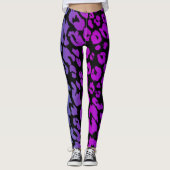 Die mehrfarbige Leopard-Serie Design 1 Leggings (Vorderseite)