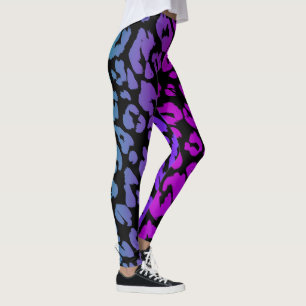 Die mehrfarbige Leopard-Serie Design 1 Leggings