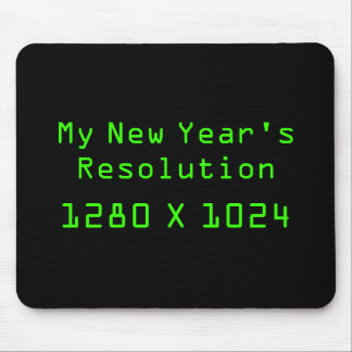 Die meine Entschließung des neuen Jahres - 1280 x Mousepad