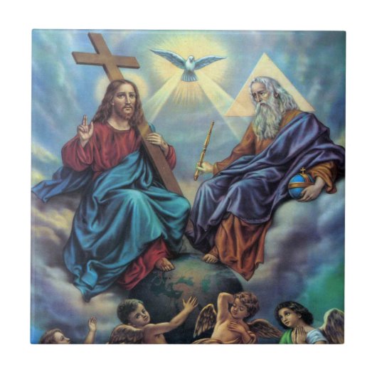 Die meiste Dreifaltigkeit-Fliese Fliese (Vorderseite)