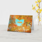 DIE MEISTE ERNTEDANK-KARTE "DANKFUL FÜR SIE" KARTE (Gelbe Blume)