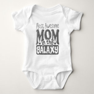 Die meiste fantastische Mama in der Galaxie Baby Strampler