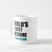Die meiste fantastische Schwiegermutter Kaffeetasse (Vorderseite Links)