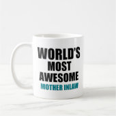 Die meiste fantastische Schwiegermutter Kaffeetasse (Links)