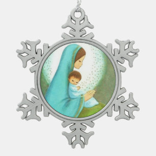 Die meiste schöne Vintage Mitte des Jahrhunderts Schneeflocken Zinn-Ornament