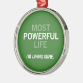 Die meiste starke Leben-Verzierung Ornament Aus Metall (Links)