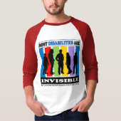 Die meiste Unfähigkeit ist - Raglan der Männer der T-Shirt (Vorderseite)