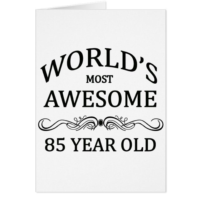 Die meisten der Welt 85 Jährige (Vorne)