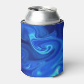 Die meisten dunkelblauen Wirbel können Coozie Dosenkühler (Kanne Vorderseite)