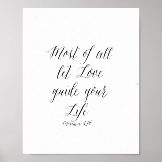 Die meisten gelassen Lieben leiten Ihr Leben - Pos Poster (Vorne)