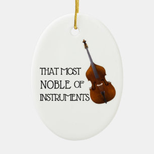 Die meisten Instrumente - Bass-Ornament Keramik Ornament