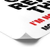 Die meisten Leute können lustiges Poster lesen (Ecke)