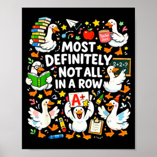 Die meisten nicht alle hintereinander lustiger Leh Poster