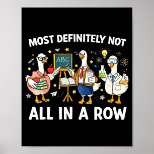 Die meisten nicht alle hintereinander lustiger Leh Poster
