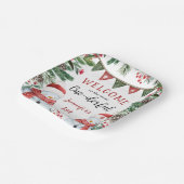 Die meisten ONEderful | Schneemann Weihnachten 1. Pappteller (Gewinkelt)