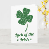 Die meisten Patricks hatten Pech-Klee Karte (Gelbe Blume)