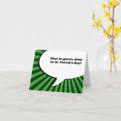 Die meisten Patricks-Tagesboos Witz Karte (Gelbe Blume)