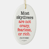 Die meisten Skydivers Keramikornament (Rechts)