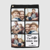 Die meisten T-Shirt-Riffic BONUS VATER 5 Foto Vate Golfhandtuch (Vorderseite)