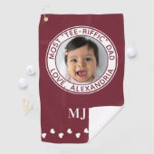 Die meisten T-Shirt-Riffic VATER Niedliches benutz Golfhandtuch (Insitu)