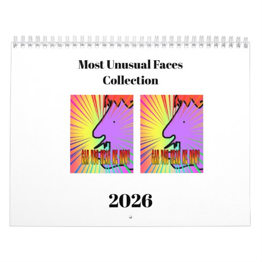 Die meisten ungewöhnlichen Faces Collection Fun Ca Kalender (Titelbild)