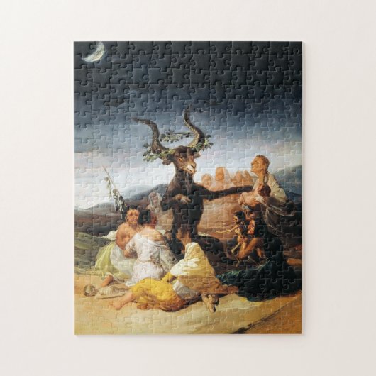 Die Meisterwerkfarbe Coven Francisco José de Goya Puzzle (Vertikal)
