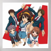 Die Melancholie von Haruhi Suzumiya Poster (Vorne)