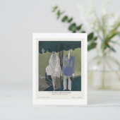 Die Melancholische Ehe, Charles Martin Postkarte (Stehend Vorderseite)