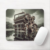 Die melancholische Maschine Mousepad (Mit Mouse)
