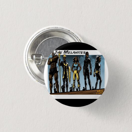 Die Melaniten Button (Vorne & Hinten)