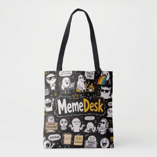 Die MemeDesk-Tasche Tasche (Vorderseite)