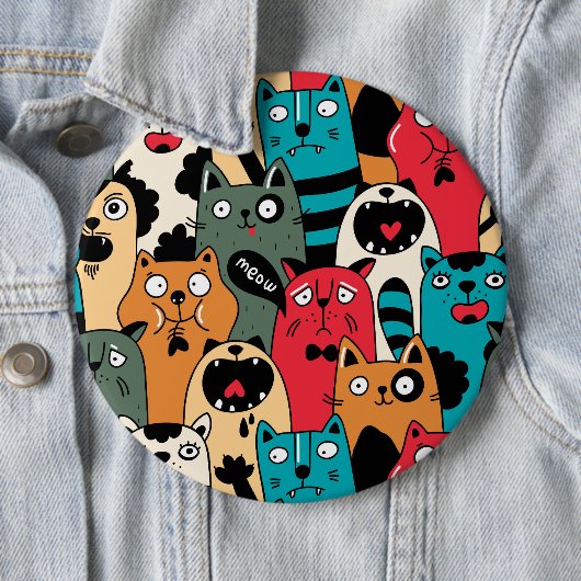 Die Menge an Katzen Button (Beispiel)