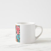 Die Menge an Katzen Espressotasse (Rechts)