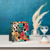 Die Menge an Katzen Fotoplatte (InSitu)