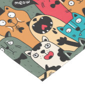 Die Menge an Katzen Mittelgroßer Tischläufer (Ecke)