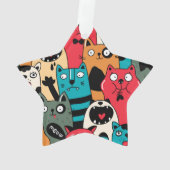 Die Menge an Katzen Ornament (Rückseite)