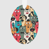 Die Menge an Katzen Ornament (Rückseite)
