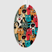 Die Menge an Katzen Ornament (Vorderseite)