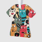 Die Menge an Katzen Ornament (Vorderseite)