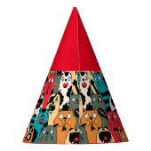 Die Menge an Katzen Partyhütchen (Rückseite)