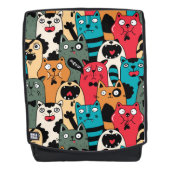 Die Menge an Katzen Rucksack (Vorderseite)