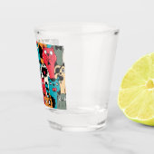 Die Menge an Katzen Schnapsglas (Rechts)