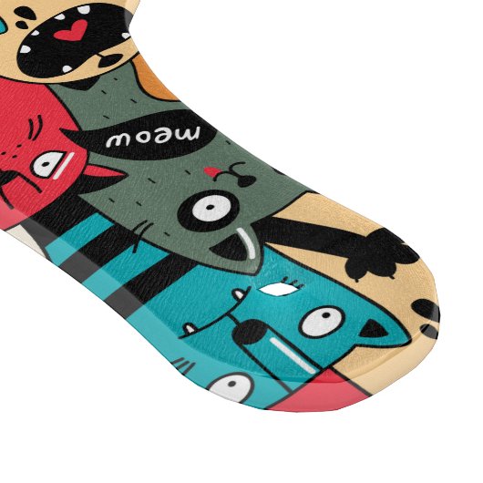 Die Menge an Katzen Schneidebrett (Ecke)