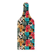 Die Menge an Katzen Schneidebrett (Vorderseite)