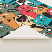 Die Menge an Katzen Sherpadecke (3/4)