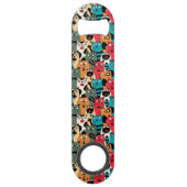 Die Menge an Katzen Speed Flaschenöffner (Rückseite)