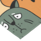 Die Menge an Katzen Tischdecke (Schrägansicht)